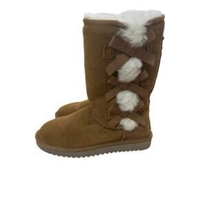 UGG Womens Koolaburra Victoria TALL Size 6 Chestnut 1015875